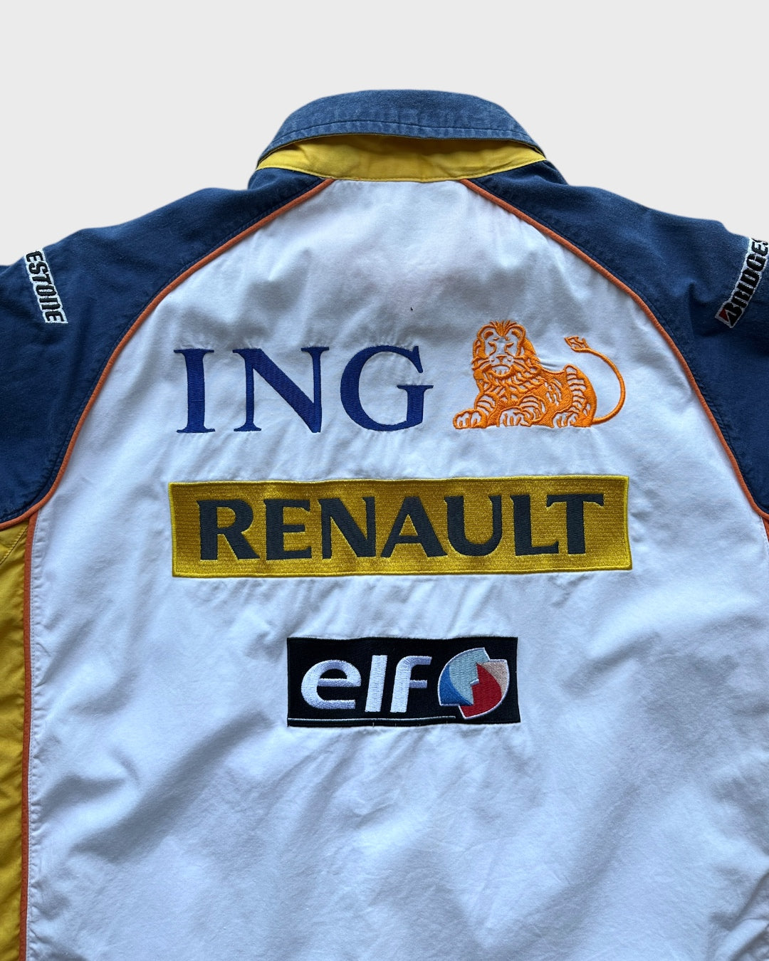 Vintage 00s Renault F1 button shirt - L