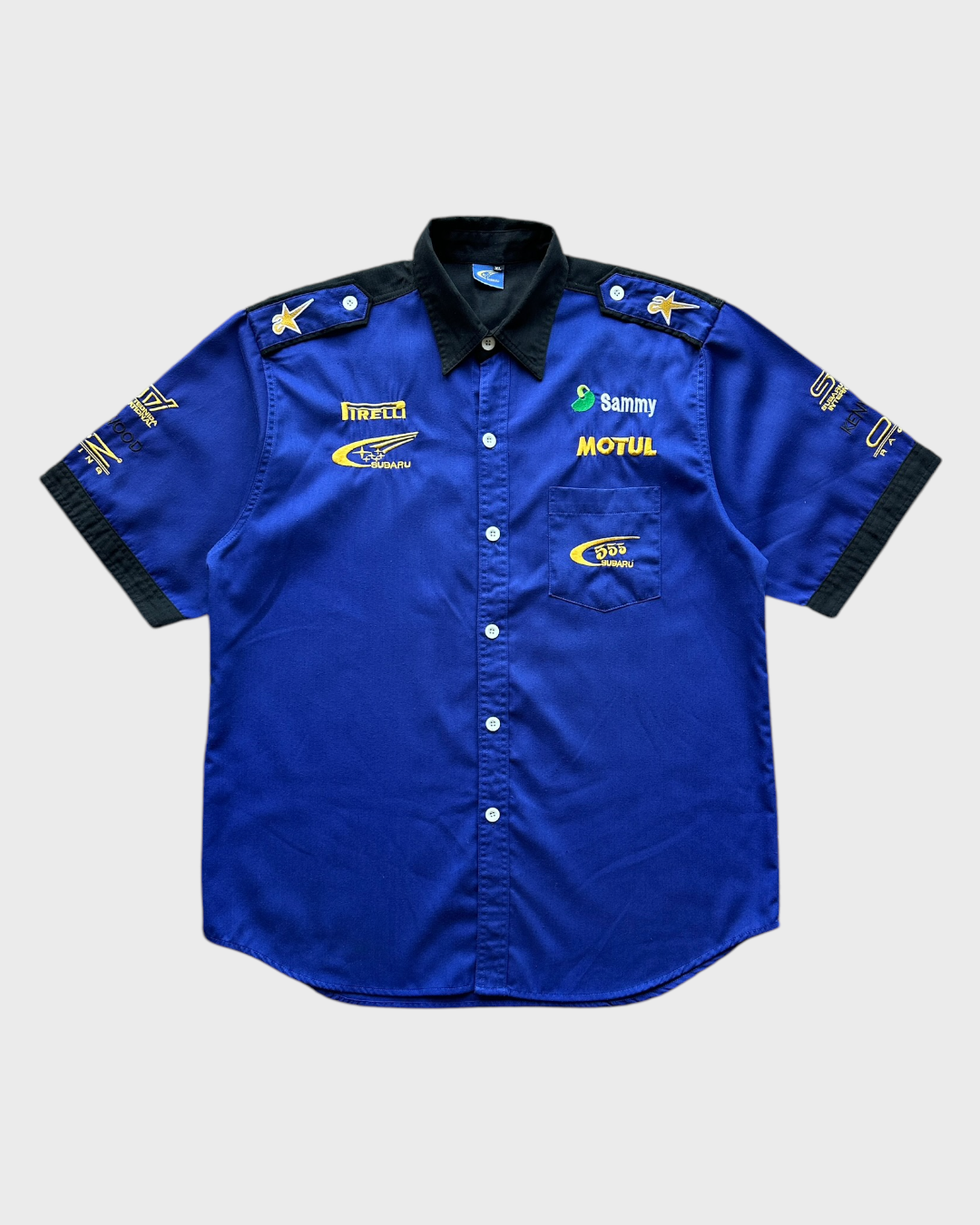 Vintage 00s Subaru button shirt - XL