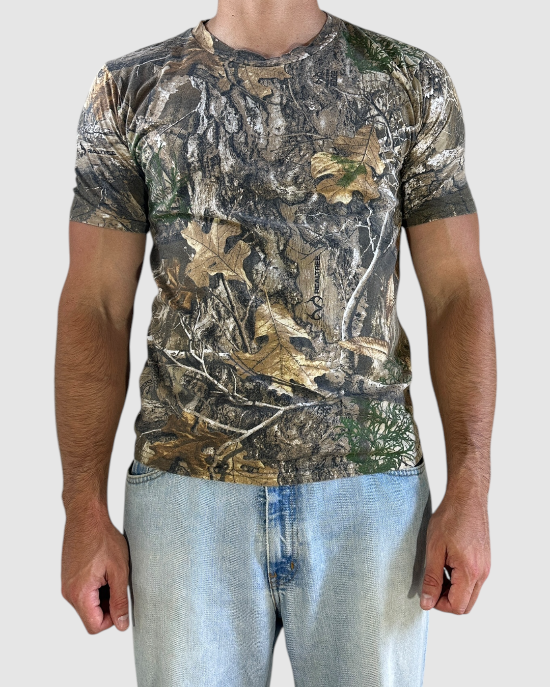 90s camo tee - S