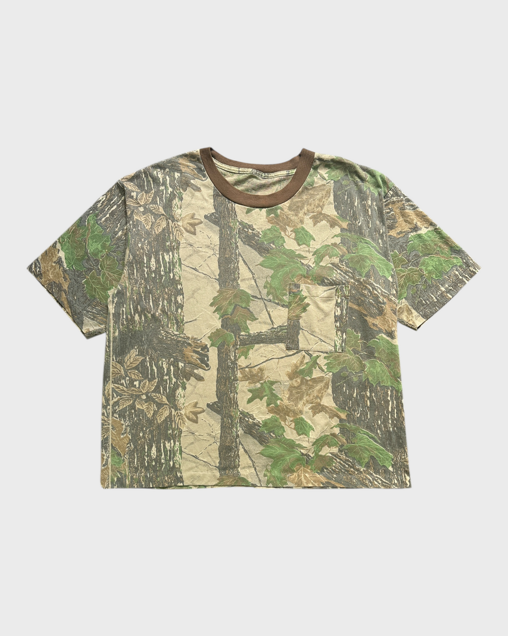 90s realtree camo boxy tee - L/XL