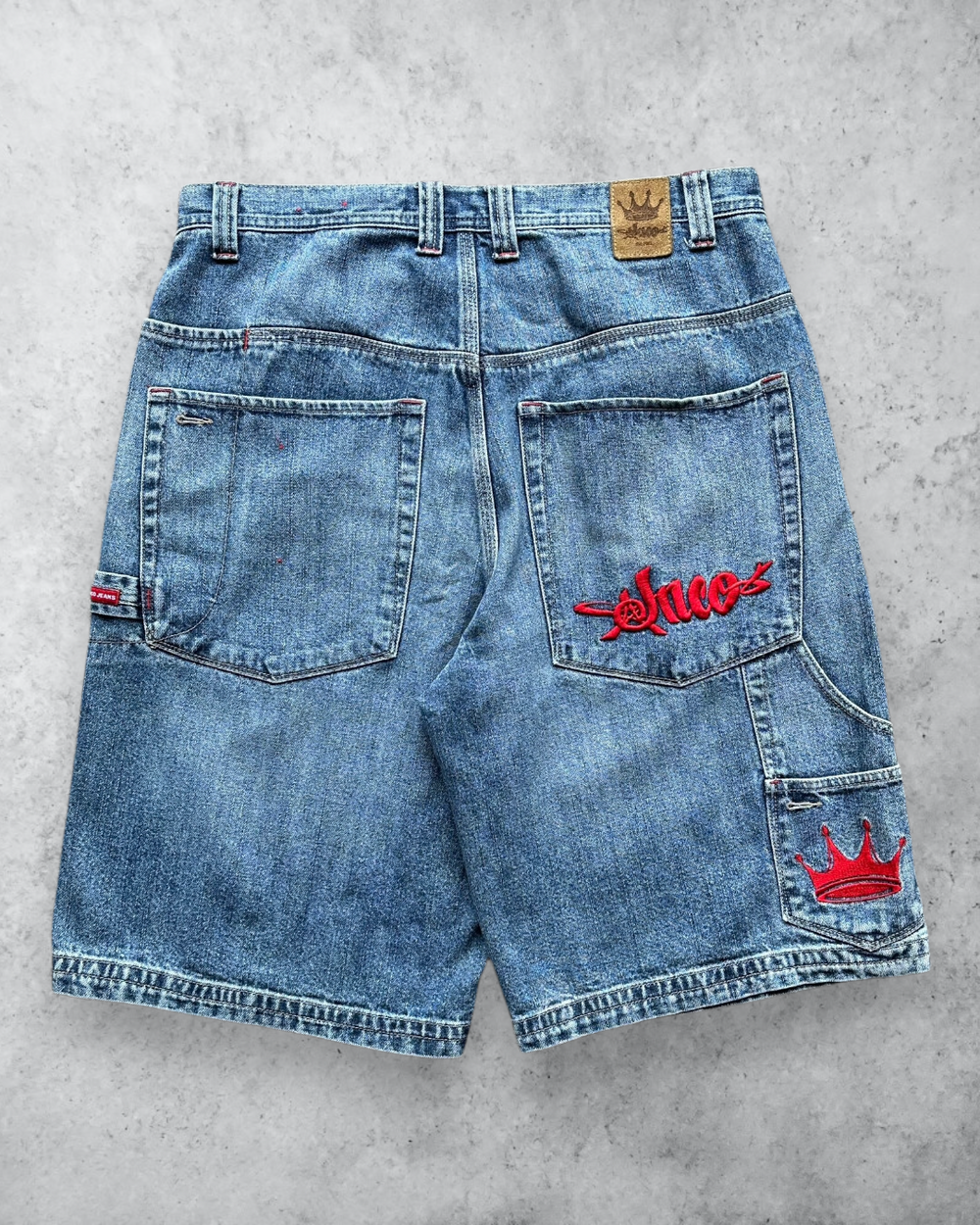 Y2K jnco crown jorts - 36”