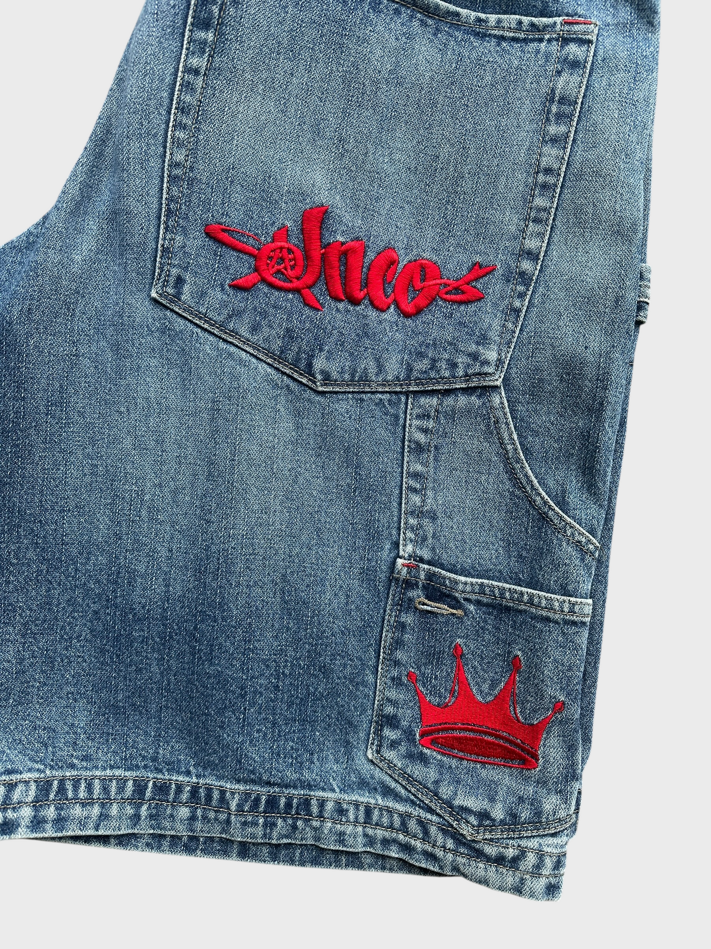 Y2K jnco crown jorts - 36”