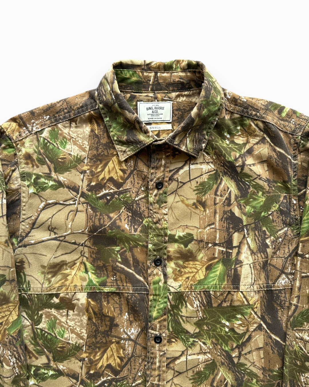 Realtree Camo button-up shirt - S/M