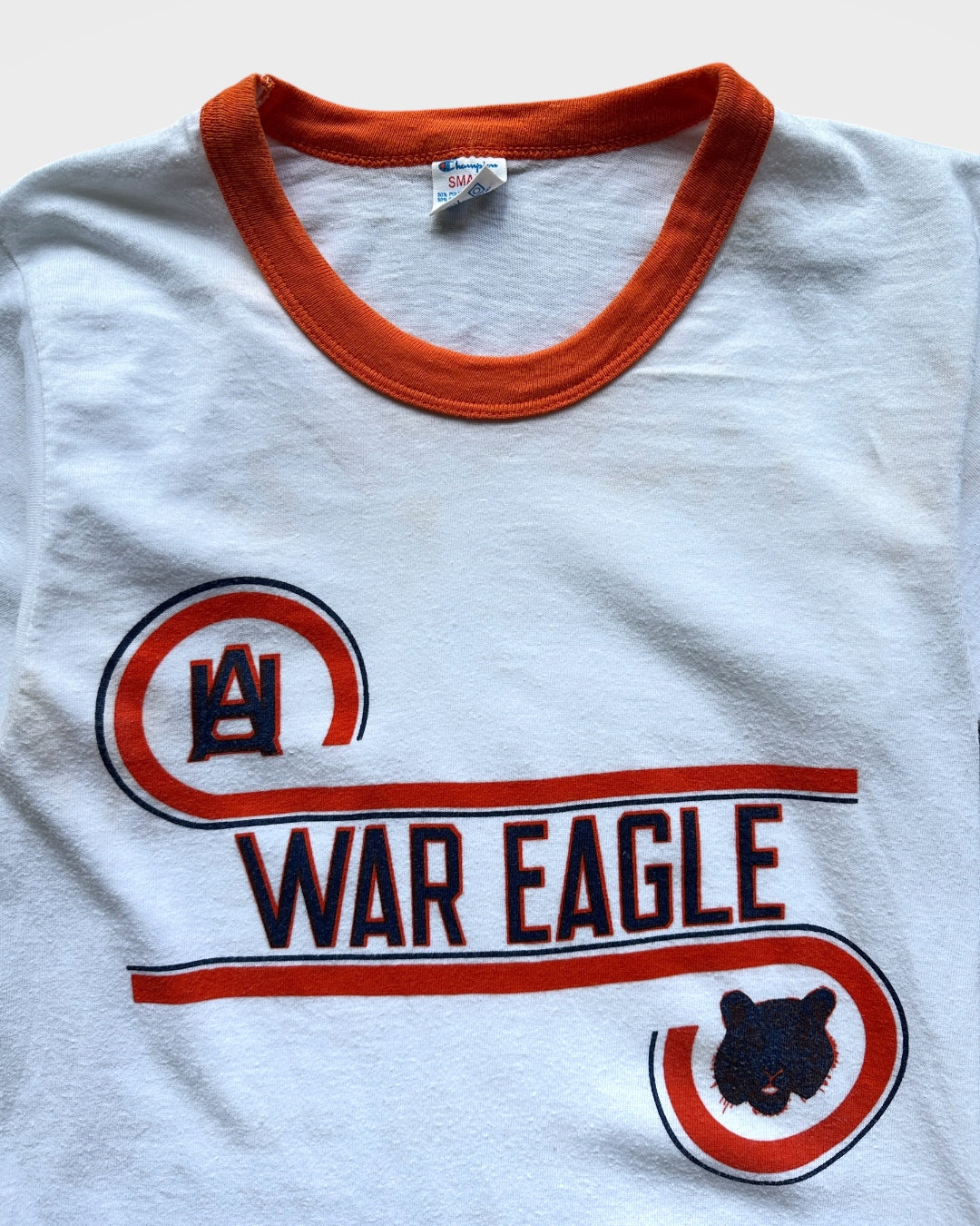 Vintage 80s war eagle ringer tee - s