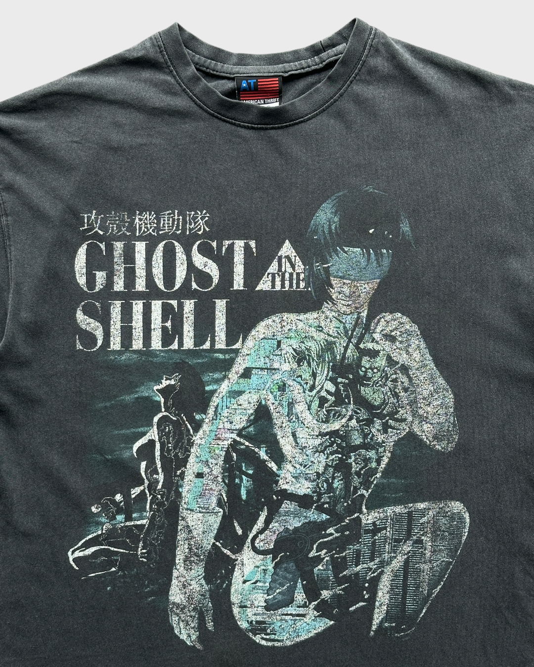 Y2K ghost in the shell tee - L