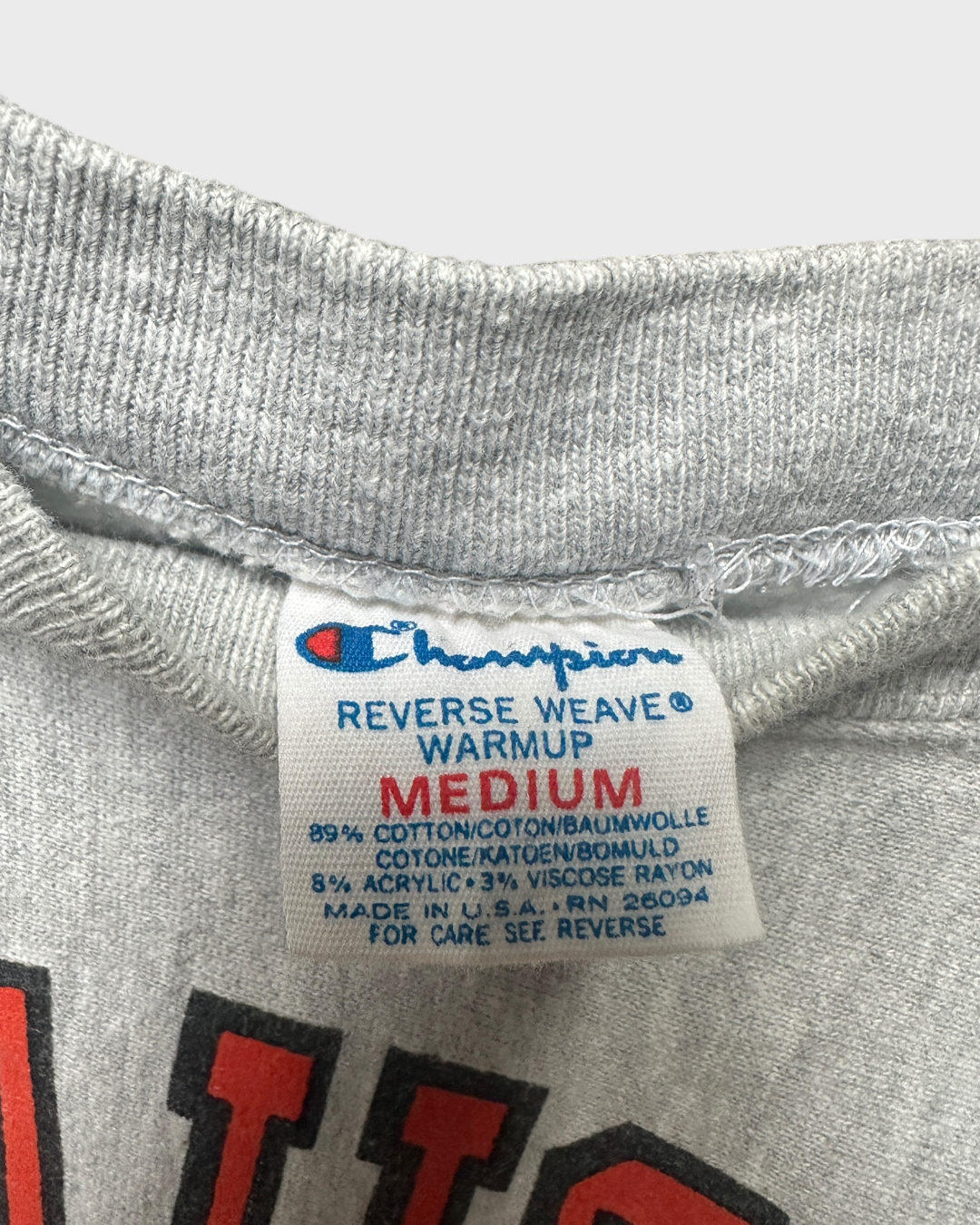 80s champion rw warmup crewneck - S