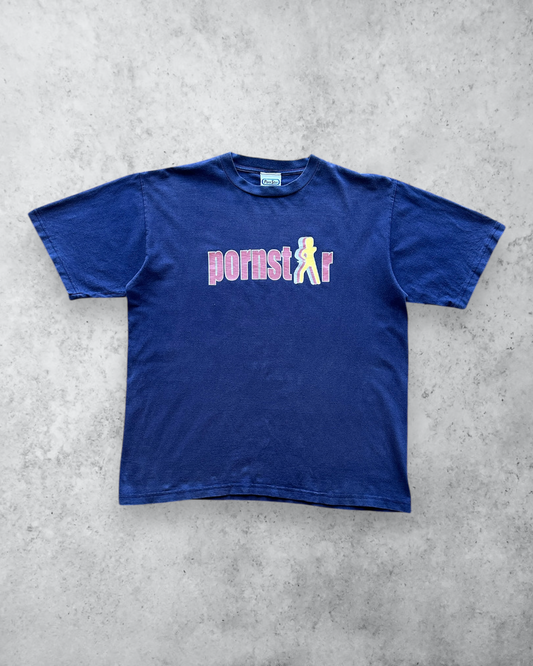 Vintage p*rnstar skateboarding tee - L