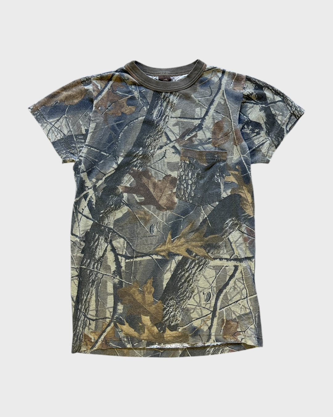 90s camo pocket tee - XS/S