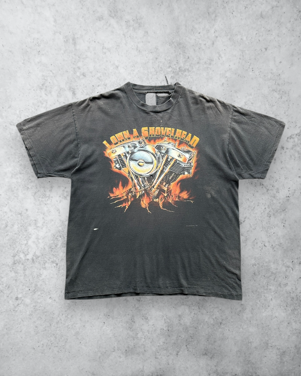 Vintage 80s Distressed Harley-Davidson tee - L