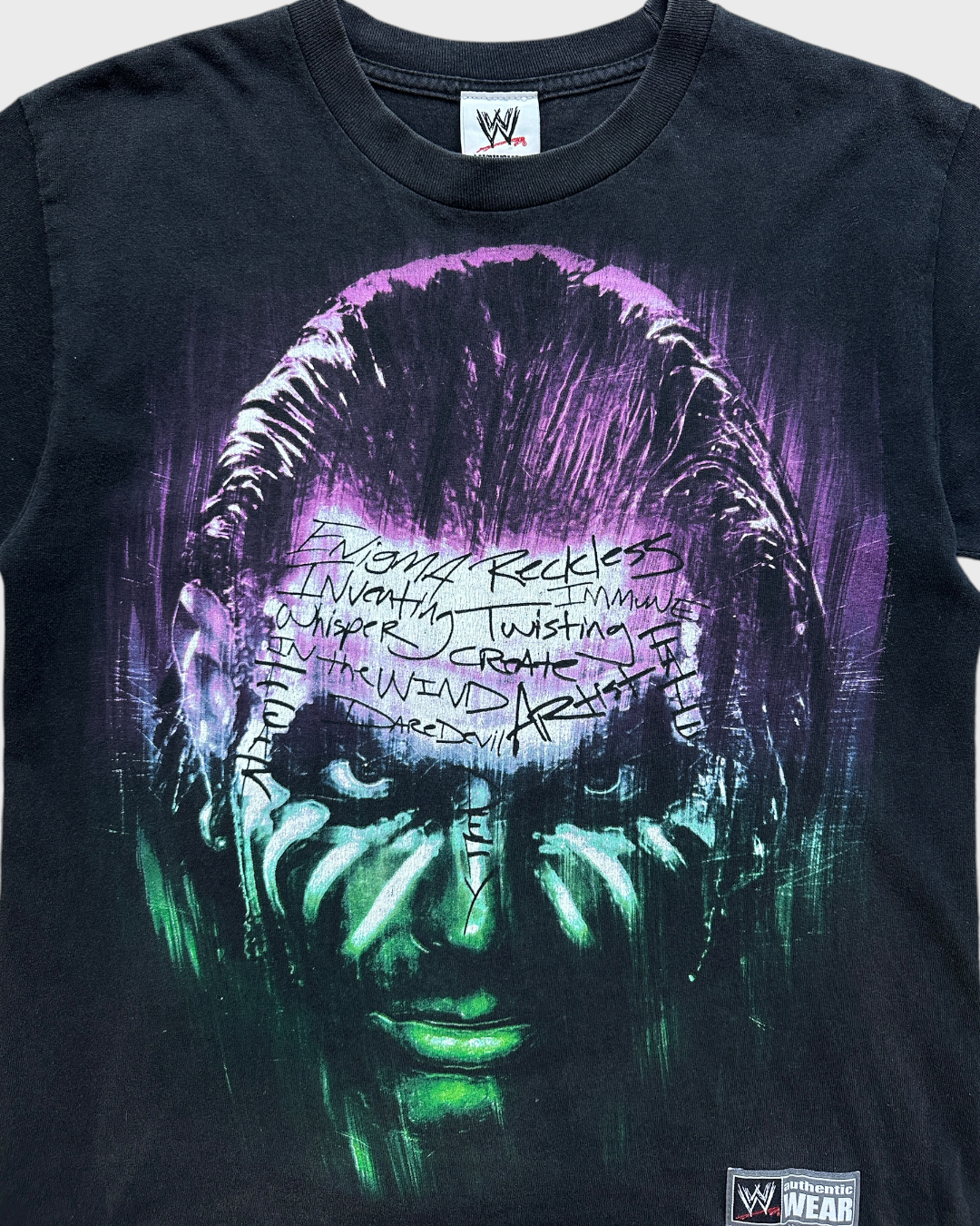 00s WWE Jeff Hardy Immune to Fear Tee - YL