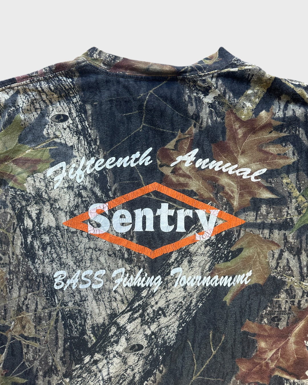 00s mossy oak camo pocket tee - M/L