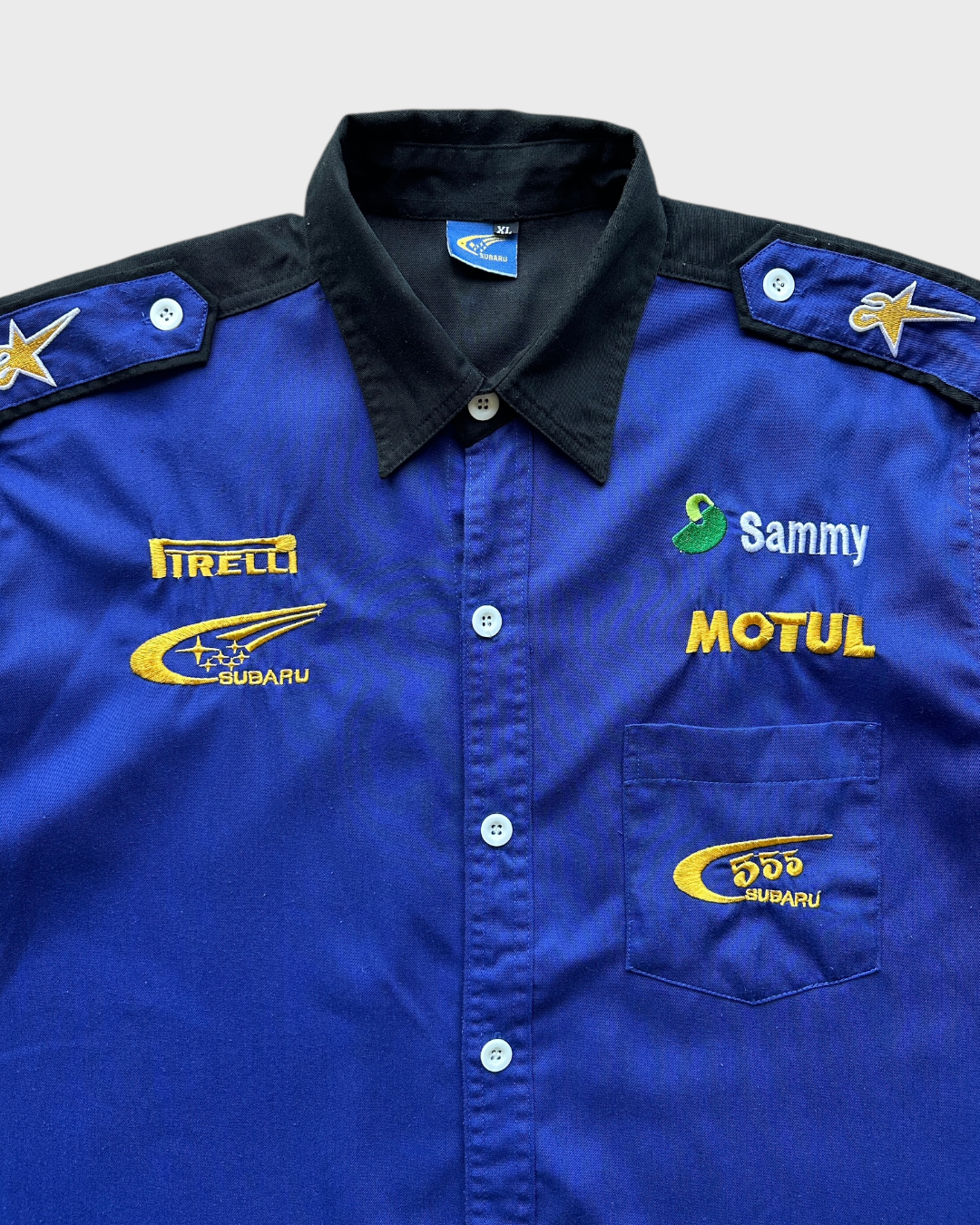 Vintage 00s Subaru button shirt - XL