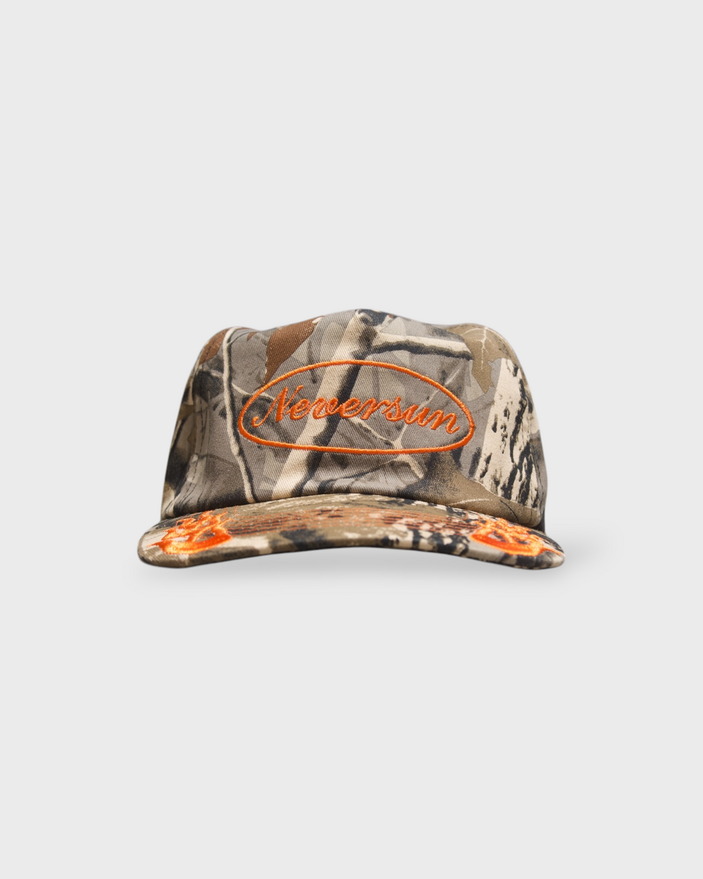 FLAME SCRIPT CAMO HAT