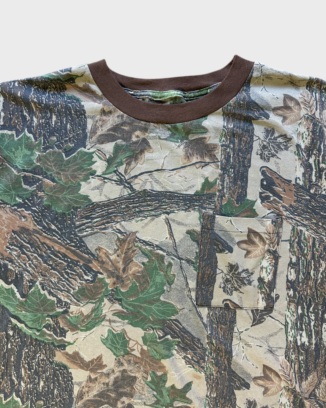 90s camo pocket tee - XL